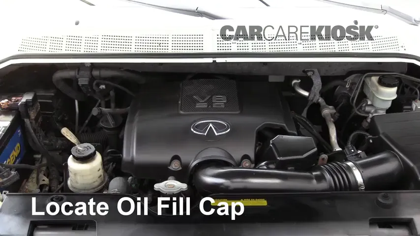 2007 Infiniti QX56 5.6L V8 Oil Add Oil